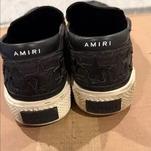 Amiri Black Star Embellished Slip-On Shoes AMIRI | Shoes | Amiri Black Star Embellished Slipon Shoes  main image 3
